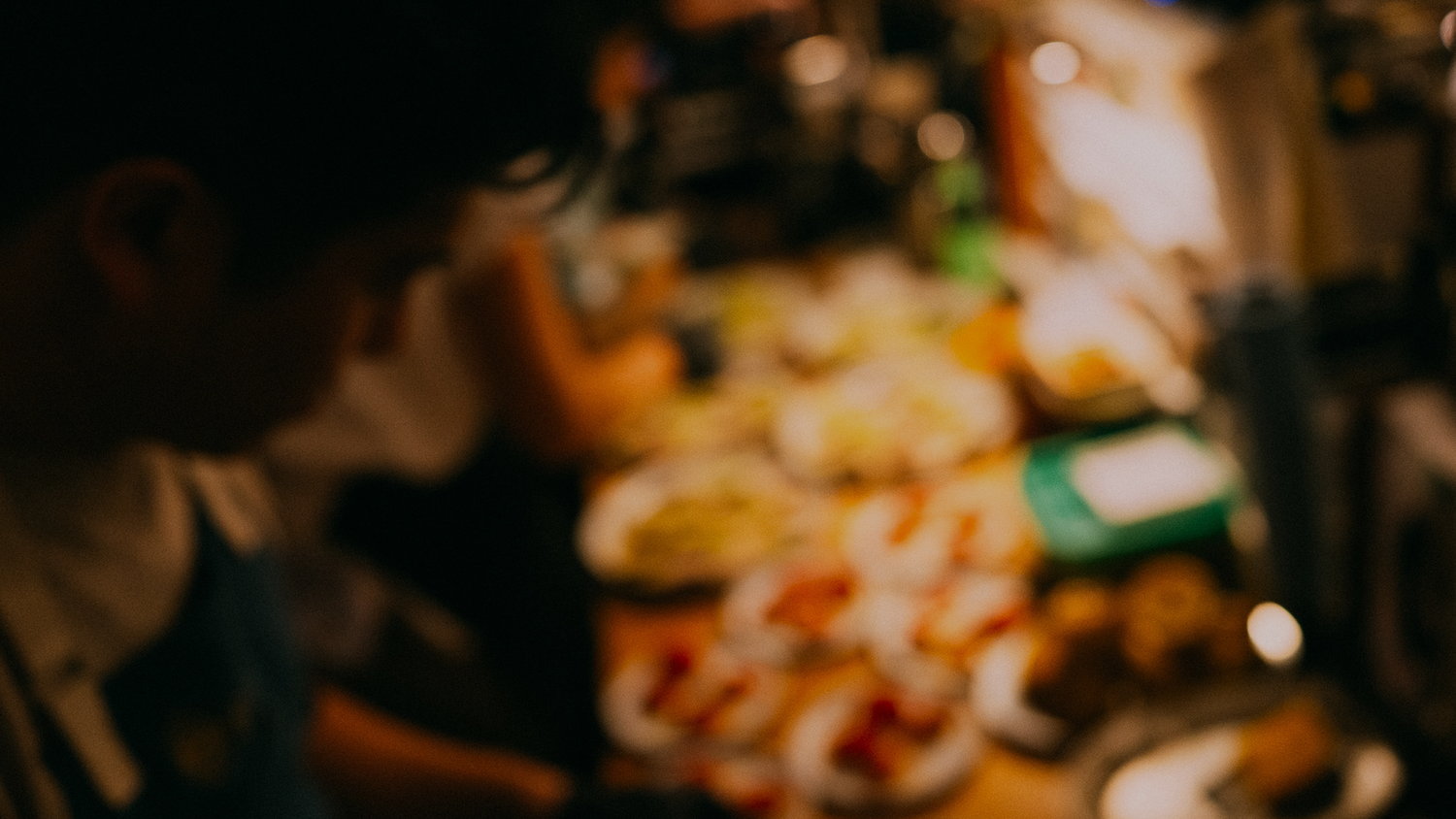 Rosalynn luxury catering — grilled prawns plated